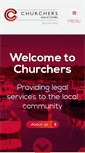 Mobile Screenshot of churchers.co.uk